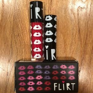 Flirt ombré lip kit lipstick and lipgloss